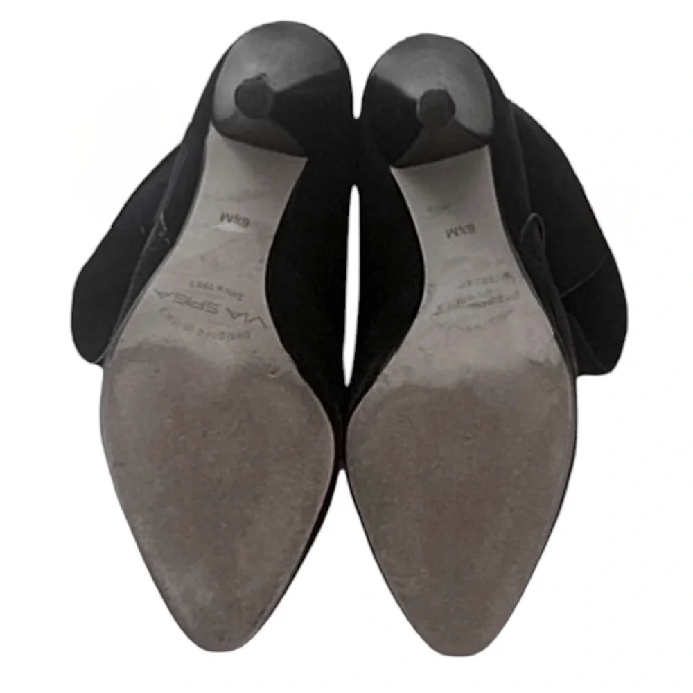 Via Spiga Black Suede Booties
